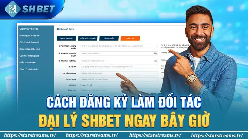 Cách đăng ký làm đối tác đại lý SHBET ngay bây giờ