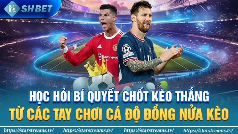 Học hỏi bí quyết chốt kèo thắng từ các tay chơi cá độ đồng nửa kèo